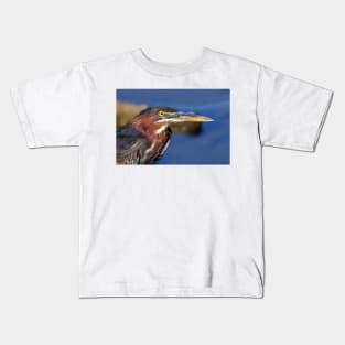 Green Heron Kids T-Shirt